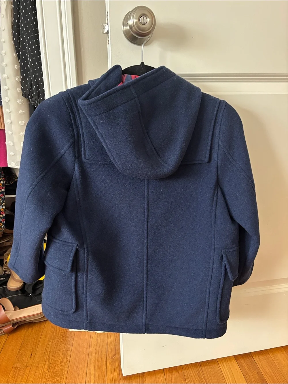 NWT Boys’ GAP Navy Wool-Blend Toggle Pea Coat for Women